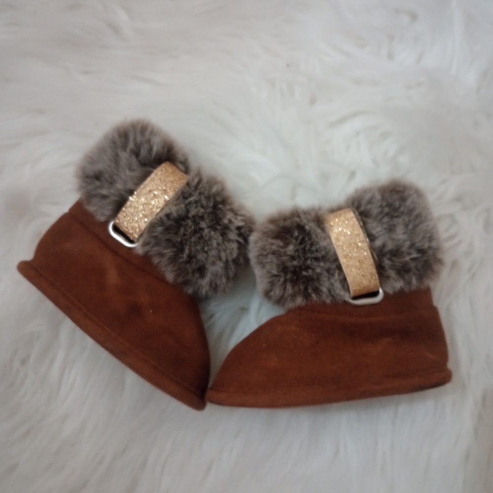 Fitst Steps Cozy Brown Fur-Lined Baby Boots - Picture 5 of 5